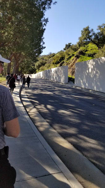 Up the hill