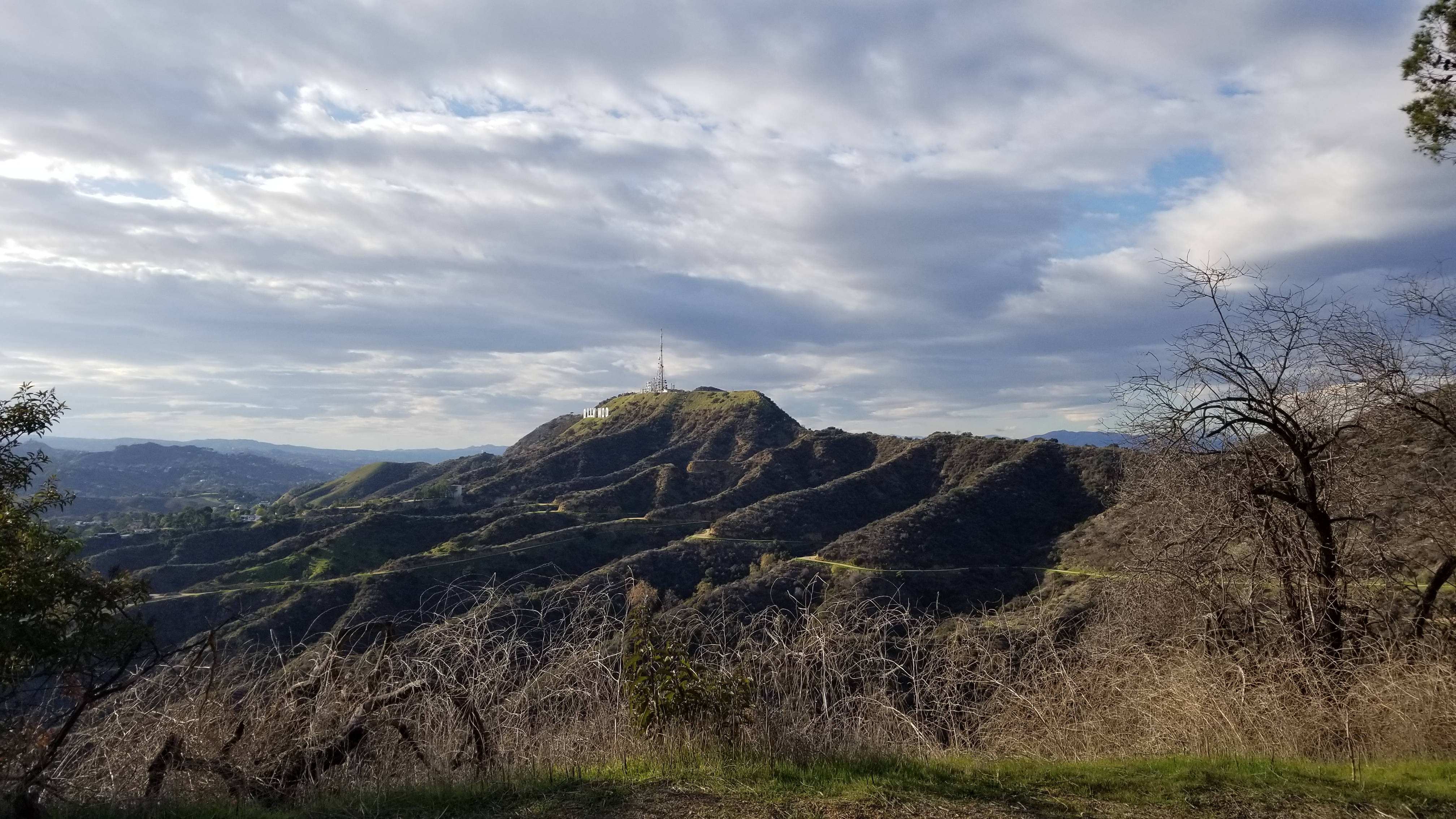 Hollywood Sign in the distance