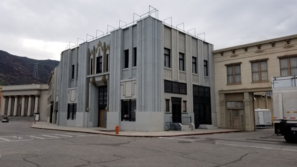 Outside buildings